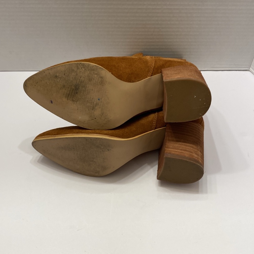 STEVE MADDEN, Style: ADDY, Leather Ankle Boots, Size: 6M, Color: Cognac - Picture 12 of 13